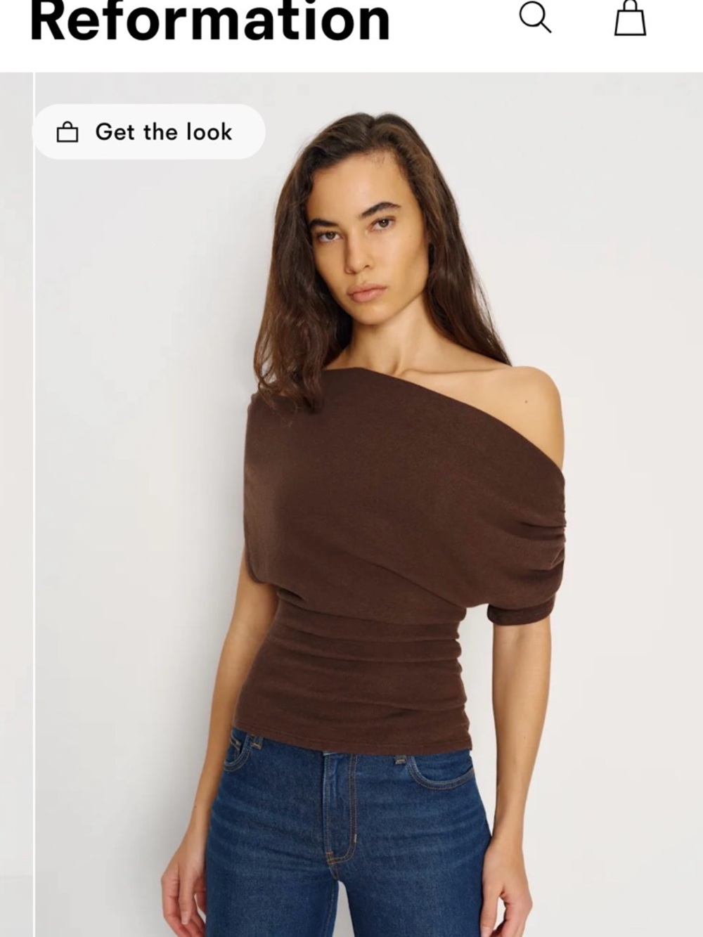 REFORMATION Iris Knit Top